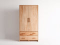 Armoire - Bois - 100 x 55 x 190 cm - Bois clair - Style moderne