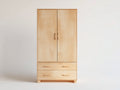 Armoire - Bois - 100 x 55 x 190 cm - Bois clair - Style scandinave
